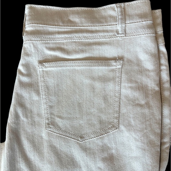 🎁 Dismero Beige Gold Accent Jeans - Picture 7 of 9